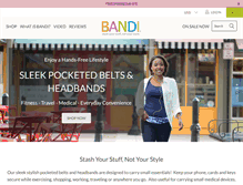 Tablet Screenshot of bandiwear.com